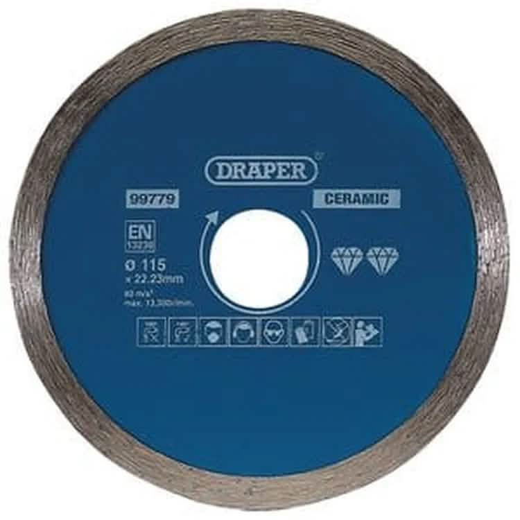 Draper Continuous Diamond Blade, 115Mm Dr-99779