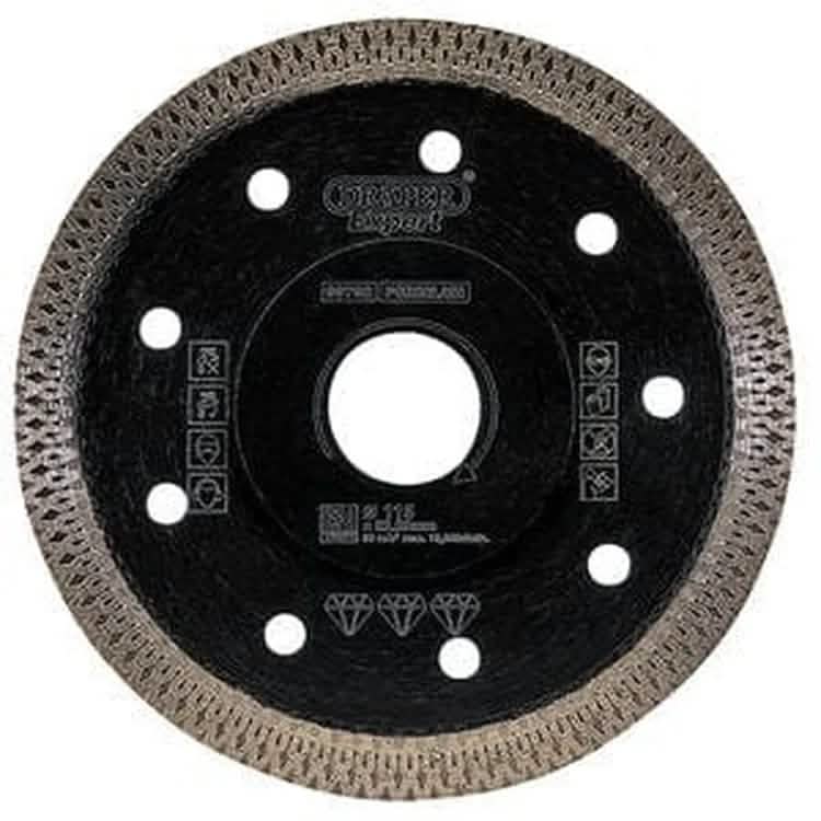 Draper Turbo-X Porcelain Diamond Blade, 115Mm Dr-99792